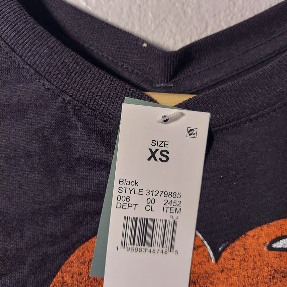 NWT The Rolling Stones Tour of America ’78 Graphic Band Tee Black XS 100% Cotton - Picture 4 of 5